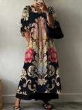 Black floral