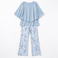 Powder Blue Floral