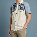 Light Blue And Cream