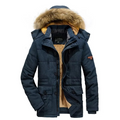 Fur Collar Blue