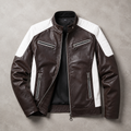 Brown and White