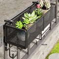 Black Oversized with Paper-Towel Rack Hooks (Adjustable)