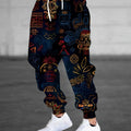Navy & Gold Print