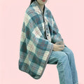 Pink Blue Grid