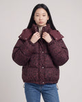 Burgundy Leopard