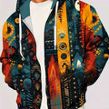 Teal & Orange Print