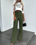White/Olive Green