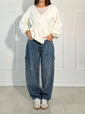 Dark denim