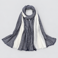 Navy Blue - White