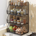 Black - 4-Tier (Double Column)