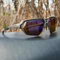 Silver Frame Yellow Base, Double Blue AR Coating