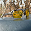 Silver Frame Night-Vision Yellow