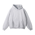 Sweatshirt Heather Grey, oversized sleeves