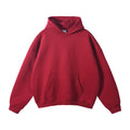 Dark Red Sweatshirt, dropped shoulder