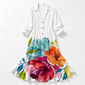 White Watercolour Floral