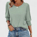 Green Floral Pattern